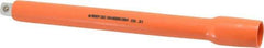 Facom - 1/2" Drive Insulated Socket Extension - 10-3/8" OAL, Single Color Insulation Finish - Strong Tooling