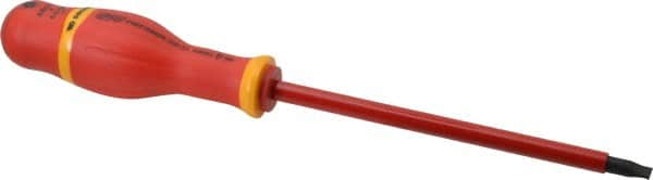 Facom - 269mm OAL Standard Slotted Screwdriver - 150mm Blade Length, Round Shank, Ergonomic Handle - Strong Tooling