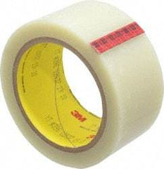 3M - 36 Yds. x 2", Clear Polyester Film Tape - 396 Series, 4.1 mil Thick, 43 Lb./Inch Tensile Strength - Strong Tooling