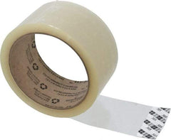 3M - 2" x 55 Yd Clear Acrylic Adhesive Sealing Tape - Polypropylene Film Backing, 1.8 mil Thick, 19 Lb Tensile Strength, Series 305 - Strong Tooling