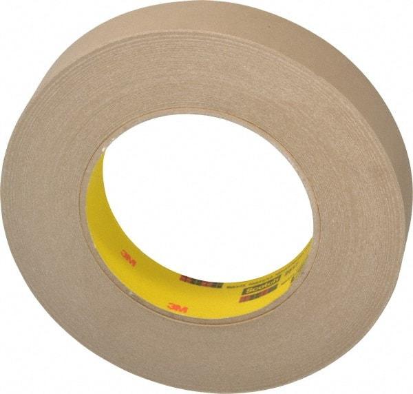 3M - 1" Wide x 60 Yd Long Brown Paper Masking Tape - Series 2517, 6.5 mil Thick, 35 In/Lb Tensile Strength - Strong Tooling