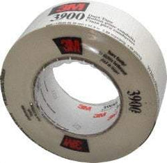 3M - 2" x 55m White Duct Tape - 8.1 mil, Rubber Adhesive, Polyethylene Film Backing, 32 Lb/ln Tensile Strength, 200°F Max, Series 3900 - Strong Tooling