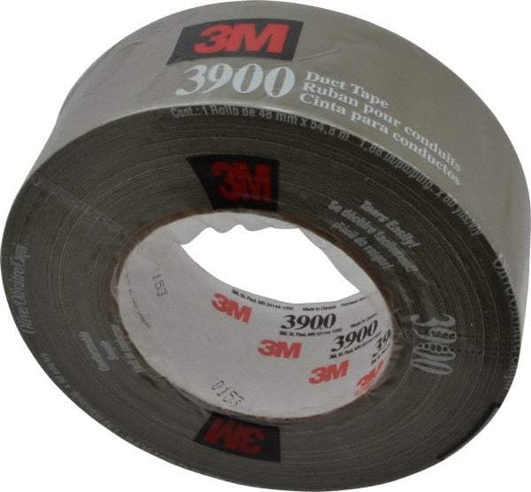 3M - 2" x 55m Green Duct Tape - 8.1 mil, Rubber Adhesive, Polyethylene Film Backing, 32 Lb/ln Tensile Strength, 200°F Max, Series 3900 - Strong Tooling