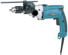 Makita - 120 Volt 3/4" Keyed Chuck Electric Hammer Drill - 0 to 24,000 BPM, 0 to 2,900 RPM, Reversible - Strong Tooling