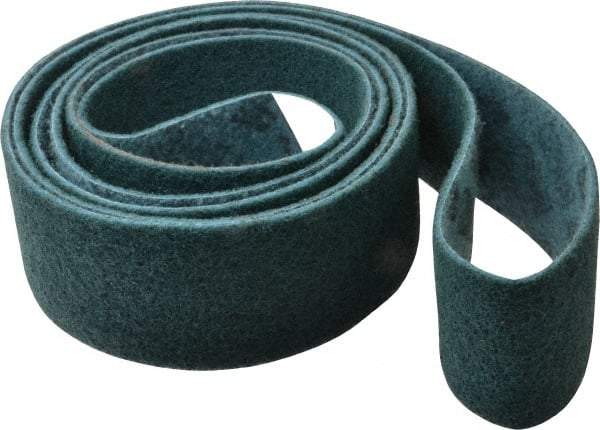 3M - 3" Wide x 132" OAL, Aluminum Oxide Abrasive Belt - Aluminum Oxide, Very Fine, Nonwoven, Series SC-BL - Strong Tooling