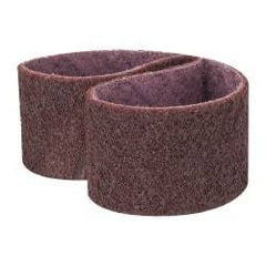 3M - 2" Wide x 18-15/16" OAL, Aluminum Oxide Abrasive Belt - Aluminum Oxide, Medium, Nonwoven, Series SC-BL - Strong Tooling