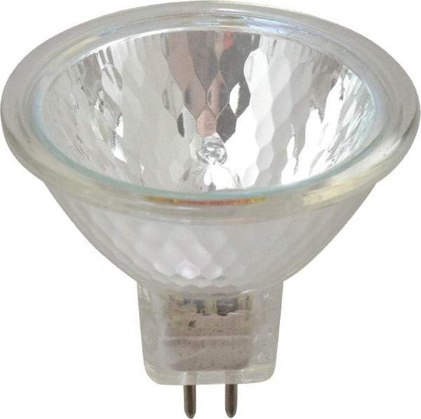 Philips - 50 Watt Halogen Commercial/Industrial 2 Pin Lamp - 3,100°K Color Temp, 960 Lumens, 12 Volts, Dimmable, MRC16, 6,000 hr Avg Life - Strong Tooling