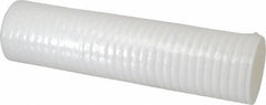 Parker - 2-1/2" OD, 100µ, Polyolefin Thermal Bonded Cartridge Filter - 10" Long - Strong Tooling