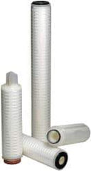 Parker - 2-1/2" OD, 20µ, Polypropylene Absolute Rated-Pleated-Melt Blown Cartridge Filter - 20" Long - Strong Tooling