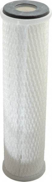 Parker - 2-1/2" OD, 0.5µ, Polypropylene Pleated-Melt Blown & Spun Bonded Cartridge Filter - 10" Long - Strong Tooling