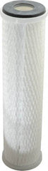 Parker - 2-1/2" OD, 0.5µ, Polypropylene Pleated-Melt Blown & Spun Bonded Cartridge Filter - 10" Long - Strong Tooling