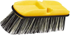 Rubbermaid - 2-1/2" Bristle Length, Synthetic Wash Brush - 10" OAL, Gray, Plastic Block - Strong Tooling