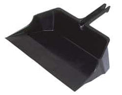 Rubbermaid - 18" Wide x 7-3/4" High Handheld Dustpan - Plastic Body, 6-1/2" Plastic Handle, Black - Strong Tooling