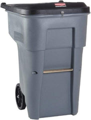 Rubbermaid - 65 Gal Gray Rectangle Confidential Document Container - 41.8" High x 32.3" Long x 25.3" Wide - Strong Tooling