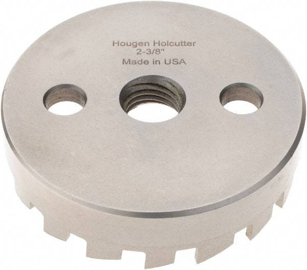 Hougen - 2-3/8" Diam, 1/8" Cutting Depth, Hole Saw - High Speed Steel Saw, Toothed Edge - Strong Tooling