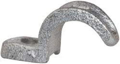 Cooper Crouse-Hinds - 1/2" Pipe, Malleable Iron, Conduit Clamp - 1 Mounting Hole - Strong Tooling