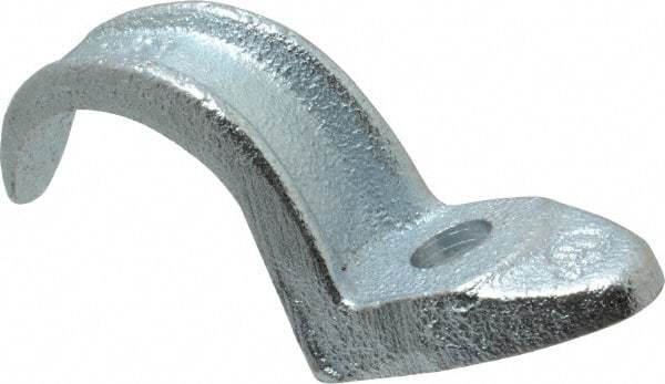 Cooper Crouse-Hinds - 1-1/2" Pipe, Malleable Iron, Conduit Clamp - 1 Mounting Hole - Strong Tooling