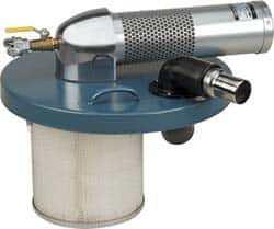 Guardair - Air Powered Wet/Dry Drum Vacuum Head - 2" Vacuum Hose Fitting, Use with 30 Gal Models - Strong Tooling