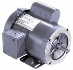 Marathon Electric - 1/2 Max hp, 1,725 Max RPM, Electric AC DC Motor - 115/208-230 V Input, Single Phase, 56C Frame, 0.62" Shaft Diam - Strong Tooling