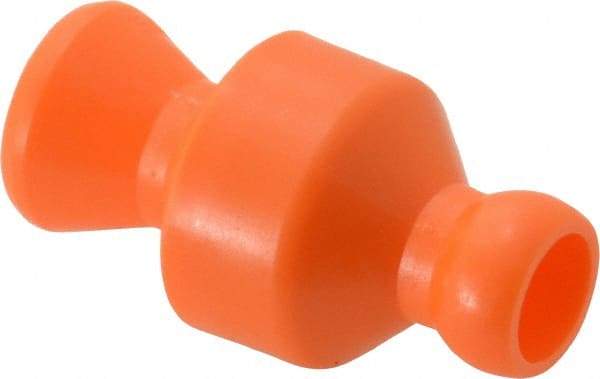 Loc-Line - 10 Piece, 1/4" ID Coolant Hose In-Line Valve - Female to Ball Connection, Acetal Copolymer Body, Unthreaded, Use with Loc-Line Modular Hose Systems - Strong Tooling