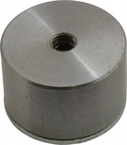 Eclipse - 1-1/4" Diam, 1/4-20 Thread, 7.5 Lb Average Pull Force, Alnico Pot Magnets - 220°C Max Operating Temp, 3/4" High - Strong Tooling