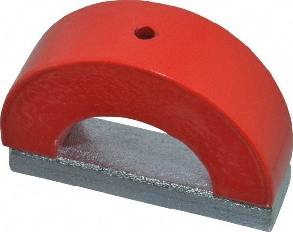 Eclipse - 3" Overall Width, 3/4" Deep, 2-1/2" High, 60 Lb Average Pull Force, Alnico Horseshoe Magnet - 1" Gap Width, 2-1/2" Pole Width, Grade 5 Alnico - Strong Tooling