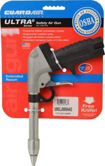 Guardair - 120 Max psi Whisper Jet Pistol Grip Blow Gun - 3/8 NPT, 6" Tube Length, Aluminum - Strong Tooling