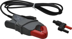 Fluke - Black/Red Electrical Test Equipment Clamp - Use with Digital Multimeters, Powers Quality Meters, Scope Meters - Strong Tooling