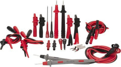 Fluke - Black/Red Electrical Test Equipment Leads Set - Use with All Models - Strong Tooling