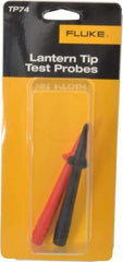 Fluke - Black/Red Electrical Test Equipment Probe - Use with TL22, TL24 Test Leads - Strong Tooling