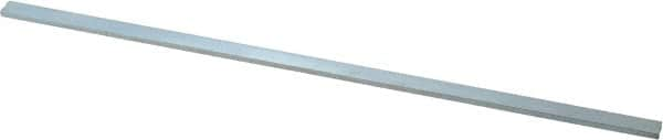 Precision Brand - 12" Long x 3/8" High x 1/8" Wide, Zinc-Plated Key Stock - Low Carbon Steel - Strong Tooling