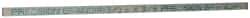 Precision Brand - 12" Long x 3/8" High x 3/16" Wide, Zinc-Plated Key Stock - Low Carbon Steel - Strong Tooling