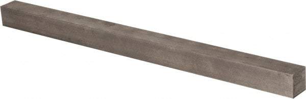 Precision Brand - 12" Long x 3/4" High x 3/4" Wide, Plain Key Stock - Low Carbon Steel - Strong Tooling