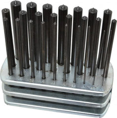 Spellmaco - 25 Piece, 1 to 13mm, Transfer Punch Set - Strong Tooling