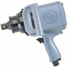 Chicago Pneumatic - 1" Drive, 4,100 RPM, 2,000 Ft/Lb Torque Impact Wrench - Pistol Grip Handle, 900 IPM, 13 CFM, 90 psi, 1/2" NPTF Inlet - Strong Tooling