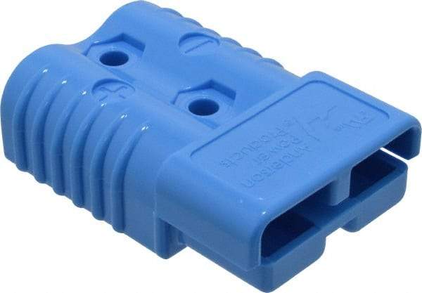 Made in USA - 1/0 AWG, 600 V, 175 A, Battery Connector - Blue - Strong Tooling