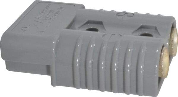 Made in USA - 1/0 AWG, 600 V, 175 A, Battery Connector - Gray - Strong Tooling