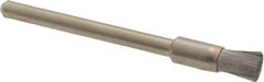 Anderson - 3/16" Brush Diam, Crimped, End Brush - 1/8" Diam Shank, 25,000 Max RPM - Strong Tooling