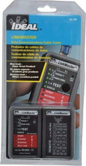 Ideal - STP & UTP Cable Tester - 10BaseT, T568A & T568B Connectors - Strong Tooling