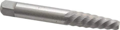 Interstate - Spiral Flute Screw Extractor - #5 Extractor for 3/8 to 5/8" Screw, 3-3/8" OAL - Strong Tooling