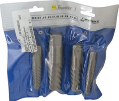 Interstate - 4 Piece Spiral Flute Screw Extractor Set - Screw Range 3/4 to 2-1/8" - Strong Tooling