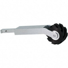 Dynabrade - 1" Wide Contact Arm - 24" Belt Length x 1" Belt Width, Serrated, Rubber, 70" Contact Wheel Diam - Strong Tooling