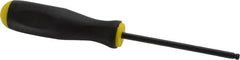 Bondhus - 3/16" Hex Ball End Driver - 3.8" Blade Length, Ergonomic Molded Cushion Grip Handle, 204mm OAL - Strong Tooling