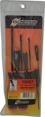 Bondhus - 7 Piece, 1.27 to 5mm Ball End Hex Driver Set - Comes in Vinyl Pouch - Strong Tooling