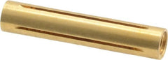 Made in USA - 3/16" Diam Through Hole Barrel Cylinder - 1" Barrel Length, Eccentric Slot - Strong Tooling