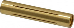 Made in USA - 1/4" Diam Through Hole Barrel Cylinder - 1-1/4" Barrel Length, Eccentric Slot - Strong Tooling