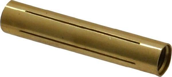 Made in USA - 11/32" Diam Through Hole Barrel Cylinder - 1-3/4" Barrel Length, Eccentric Slot - Strong Tooling