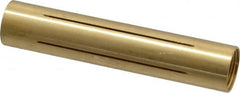 Made in USA - 1/2" Diam Through Hole Barrel Cylinder - 2-1/2" Barrel Length, Eccentric Slot - Strong Tooling