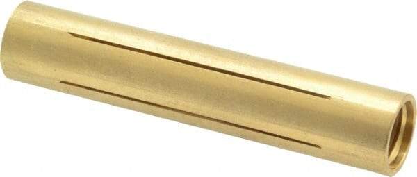 Made in USA - 5/8" Diam Through Hole Barrel Cylinder - 3" Barrel Length, Eccentric Slot - Strong Tooling