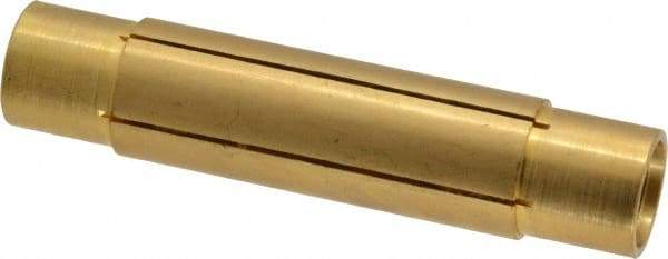 Made in USA - 11/16" Diam Through Hole Barrel Cylinder - 3" Barrel Length, Eccentric Slot - Strong Tooling